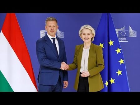Magyar says EU money to arrive in Hungary ‘soon’ after meeting with von der Leyen