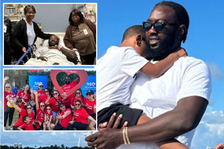 Florida dad, 39, finally receives heart transplant after setting hospital record for longest wait Florida dad, 39, finally receives heart transplant after setting hospital record for longest wait