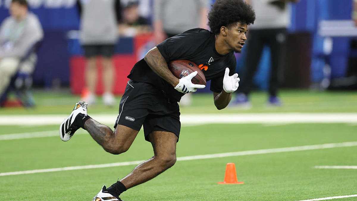 KC Concepcion could be a game-changing playmaker in the NFL as a receiver and punt returner. (Photo by Stacy Revere/Getty Images)