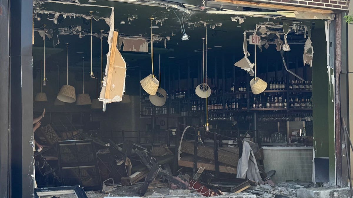 A bus crashed into a popular restaurant in the nation’s capital Saturday morning.