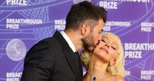 Christina Aguilera and Fiance Matthew Rutler Pack on the PDA During Rare Red Carpet Date