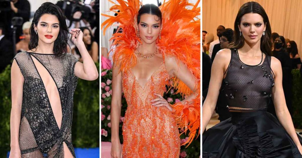 See Kendall Jenner’s Most Memorable Met Gala Looks: From Sheer Gowns to Feathered Frocks