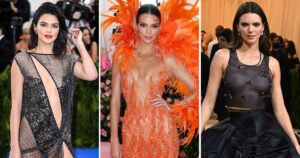 See Kendall Jenner’s Most Memorable Met Gala Looks: From Sheer Gowns to Feathered Frocks