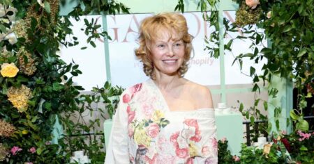 Pamela Anderson Just Wore the Pretty Mary Jane Shoe Style That Katie Holmes Also Adores