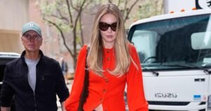 Gigi Hadid’s Statement Red Cardigan Is the Supermodel Trend Defining Spring Style