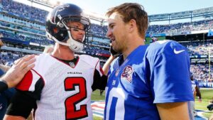 Eli Manning fires back amid debate comparing ex-Giants star to Falcons great Matt Ryan