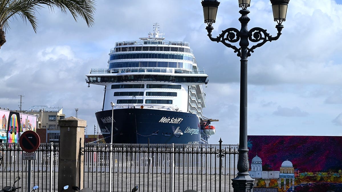 Mein Schiff 7 docking in port