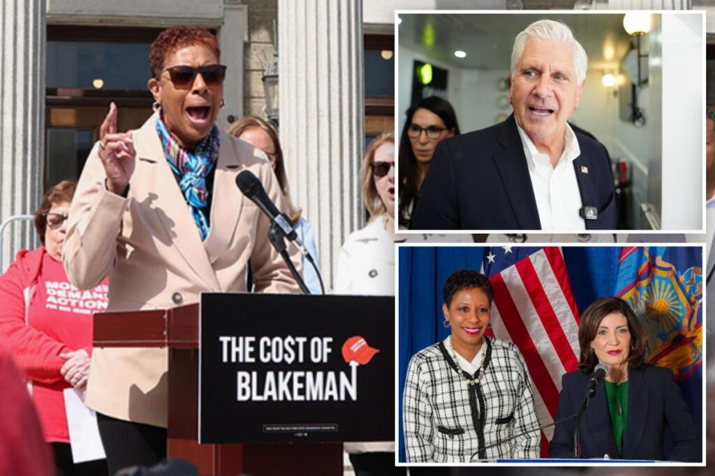 GOP candidate dares Hochul to debate him after she sends running mate on LI press tour