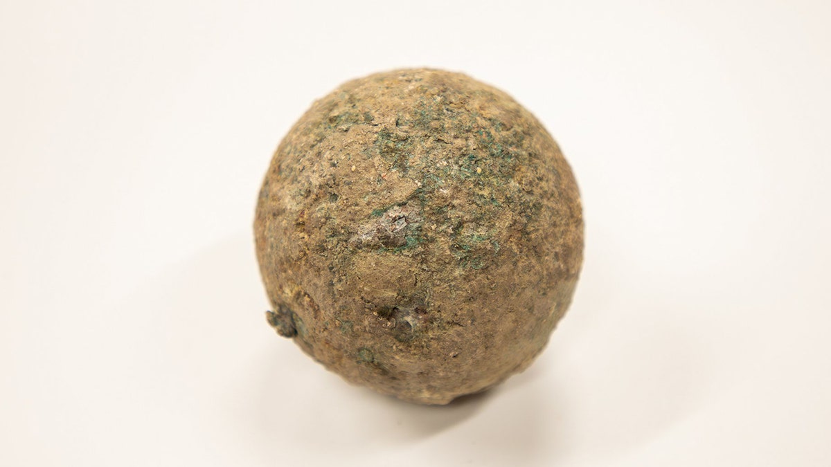 Cannonball found at Alamo site