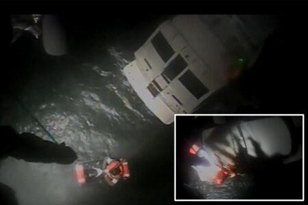 Coast Guard helicopter rescues 4 from broken-down yacht caught in 12-foot waves off Long Island: heart-stopping video Coast Guard helicopter rescues 4 from broken-down yacht caught in 12-foot waves off Long Island: heart-stopping video