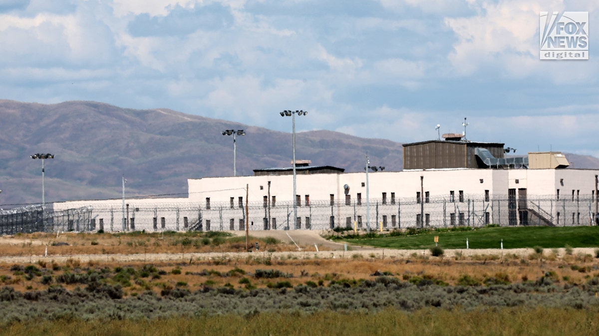 Exterior view of Idaho State Correctional Complex in Kuna, Idaho