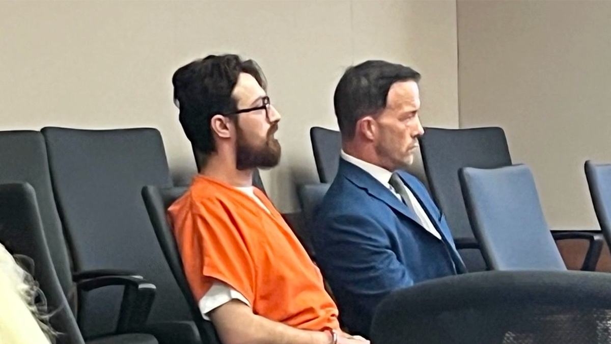 Chamel Abdulkarim appears in court in orange jail uniform in Ontario warehouse arson case