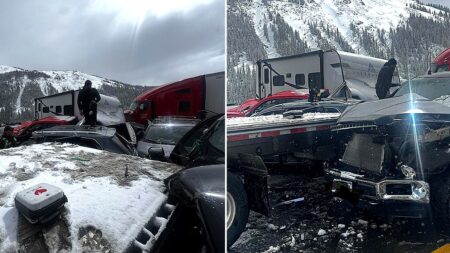 Colorado highway descends into chaos after massive 75-vehicle pileup, amid hazardous winter weather