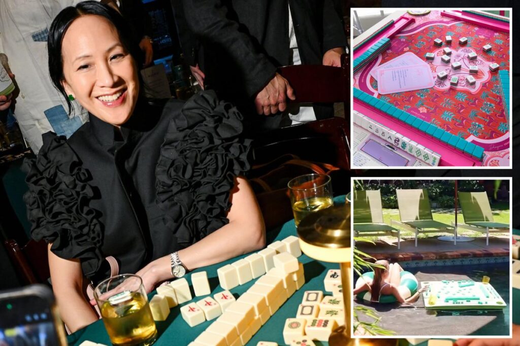 Mahjong mania hits LA as Hollywood elites turn the 19th century game into the city’s hottest social scene