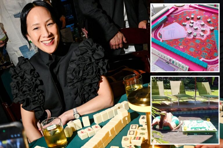 Mahjong mania hits LA as Hollywood elites turn the 19th century game into the city’s hottest social scene