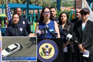 Batman-like technology needed to stop deadly high-speed car chases in California: congresswoman Batman-like technology needed to stop deadly high-speed car chases in California: congresswoman