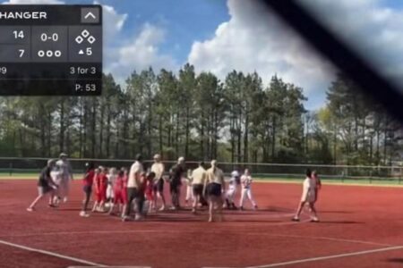 Georgia youth softball coach attacks rival on pitcher’s mound in wild catfight caught on video