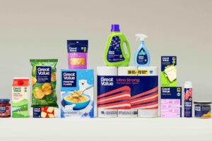 Walmart reveals new packaging for its Great Value store brand