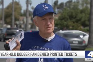 Dodgers season ticket holder given paper tickets after his story went viral