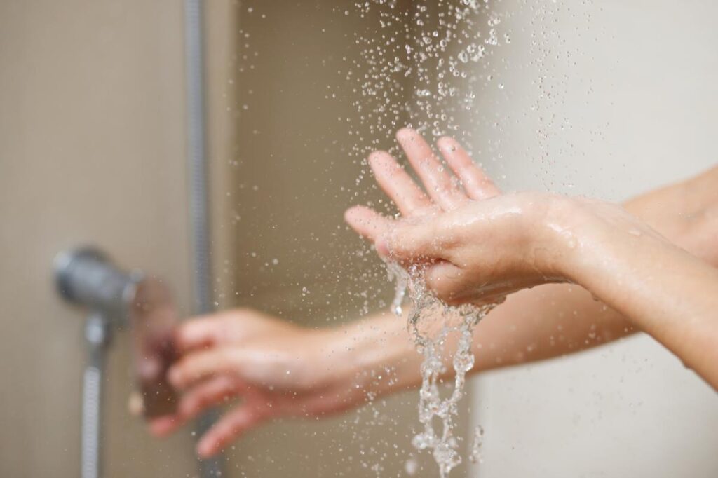 Which way should you face in the shower? Experts settle the debate