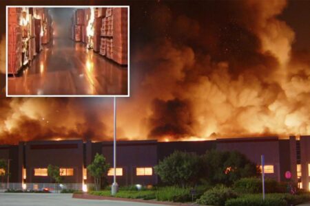 Disgruntled employee charged with arson over massive Ontario warehouse fire could face life in prison