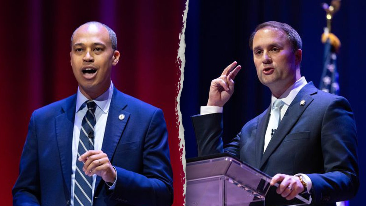 Jay Jones and Jason Miyares debate in Richmond