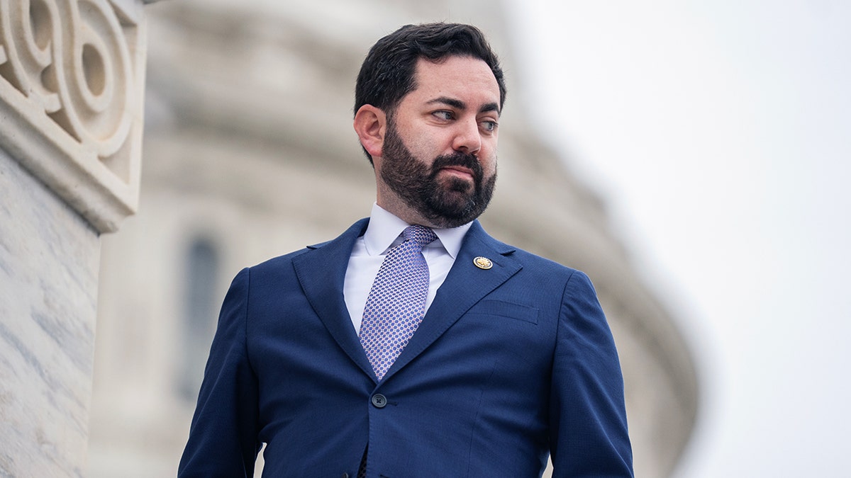 Rep. Mike Lawler walks outside the U.S. Capitol