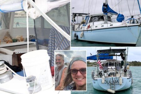 Exclusive | Photos reveal ‘pirate ship’ that Lynette Hooker and husband were sailing in Bahamas before she vanished