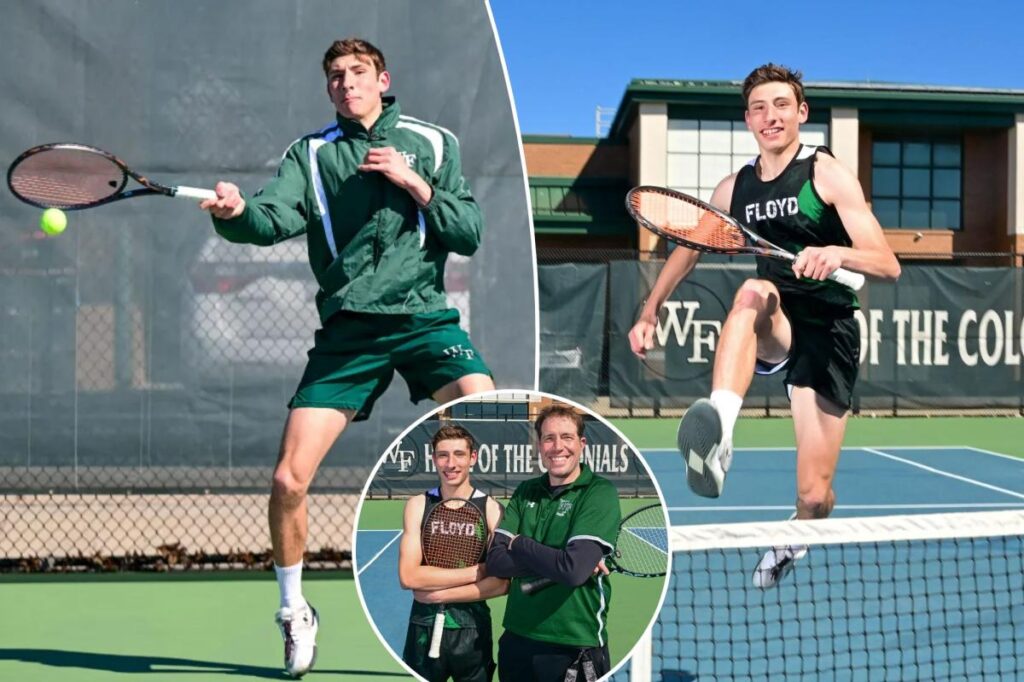 William Floyd’s Vidal Macchia chasing best of both worlds in tennis and running William Floyd’s Vidal Macchia chasing best of both worlds in tennis and running