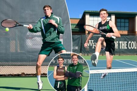 William Floyd’s Vidal Macchia chasing best of both worlds in tennis and running William Floyd’s Vidal Macchia chasing best of both worlds in tennis and running