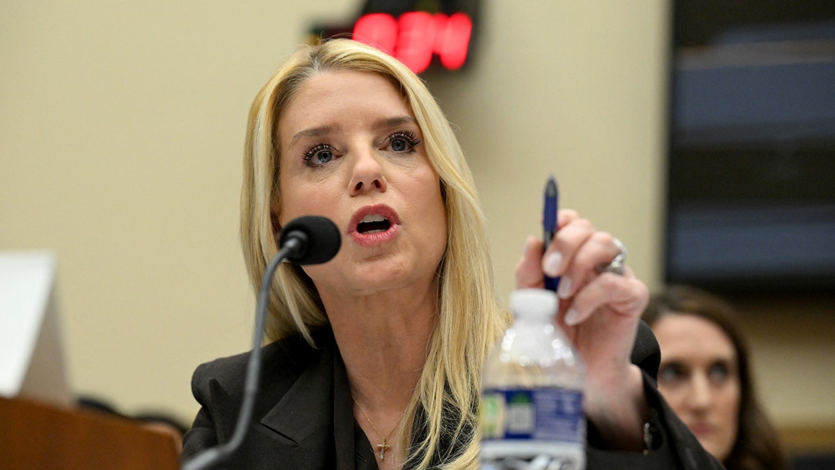 AG Pam Bondi before a House Judiciary Committee hearing on "Oversight of the Department of Justice."