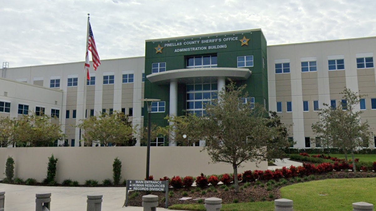 Pinellas County Sheriff's Office building exterior with signage