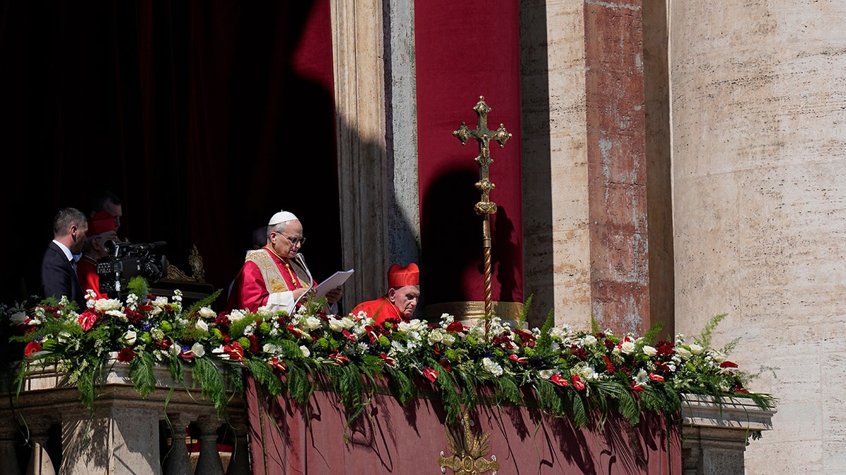 Pope Leo XIV speaking