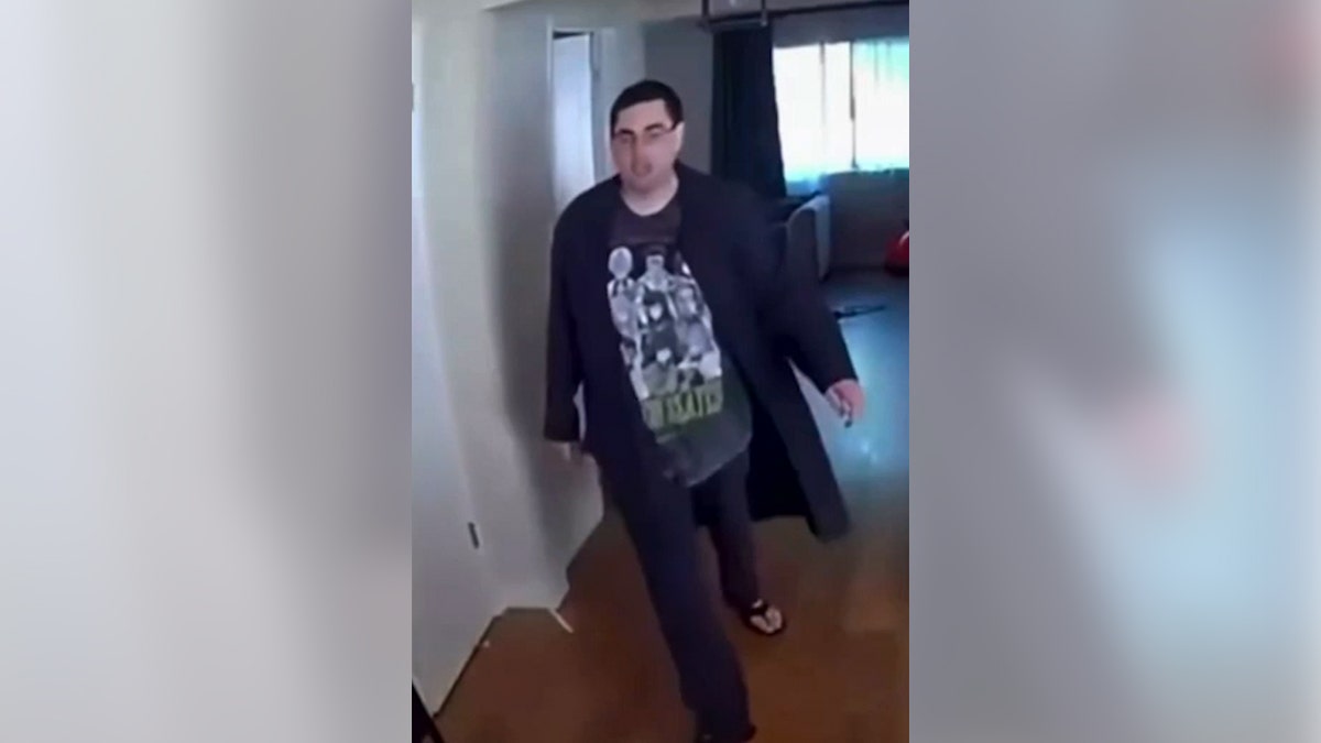 Man walks through home