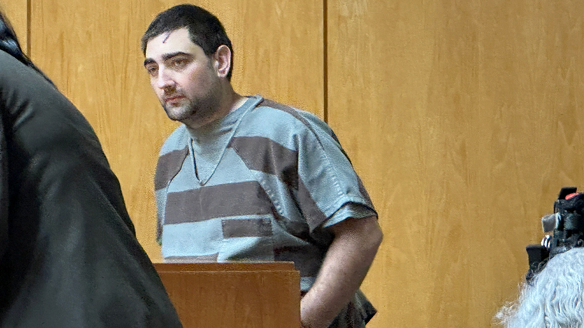 Daniel Moreno-Gama leans forward in court during hearing in alleged Sam Altman firebomb plot
