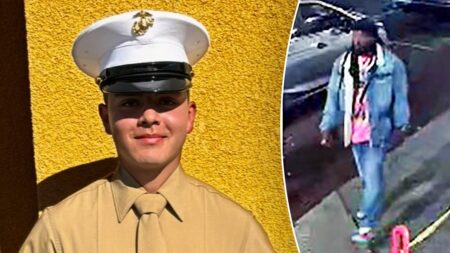 US Marine stabbed to death in North Carolina chaotic street brawl, police hunt person of interest US Marine stabbed to death in North Carolina chaotic street brawl, police hunt person of interest