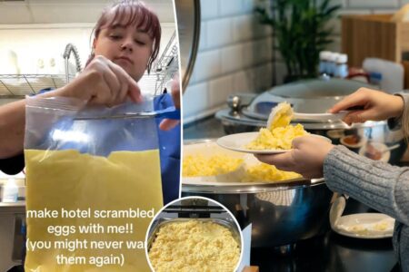 Hotel guests vow never to eat free breakfast again after learning how buffet scrambled eggs are made: ‘What the f- -k is that?’