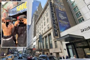 Mob of teens storms Times Square Scientology church amid viral ‘speed running’ trend