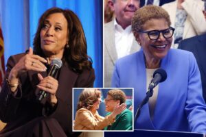 Kamala Harris endorses Karen Bass for LA Mayor claiming she’s stamped out crime and homelessness