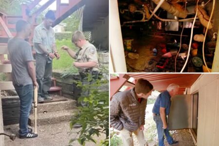 Family makes terrifying discovery after furniture moved, belongings go missing