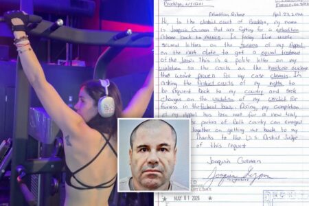 El Chapo’s wife shares peek into private life after judge nixes her drug-lord hubby’s bizarre pleas
