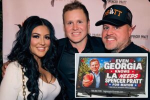 Exclusive | Spencer Pratt goes coast-to-coast as billboard celebrating his campaign pops up in unlikely place