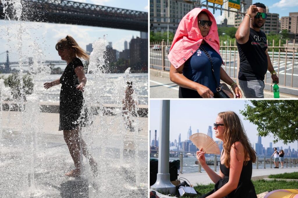 NYC’s temps to soar into triple digit burn next week — as summer heat will also roast eastern US