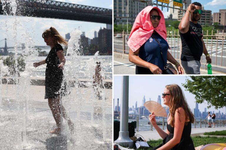 NYC’s temps to soar into triple digit burn next week — as summer heat will also roast eastern US