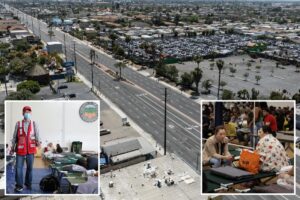 Empty streets and packed shelters across Orange County as thousands wait for toxic leak to end