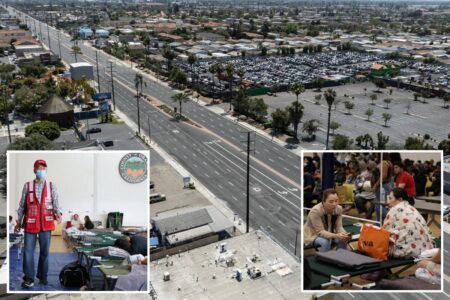 Empty streets and packed shelters across Orange County as thousands wait for toxic leak to end