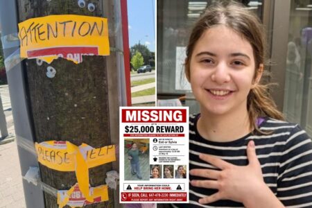 ‘Cruel’ vandals rip down posters for missing Jewish teen girl who vanished in Toronto