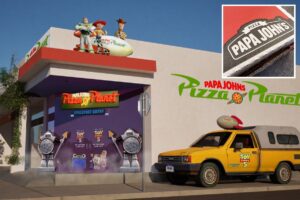 Papa Johns to open Pizza Planet pop-ups in LA for ‘Toy Story 5’