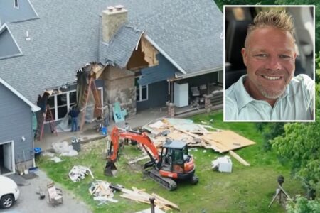 Drunk husband takes messy breakup with wife to the next level with home demolition: ‘I’ll tear the house down’