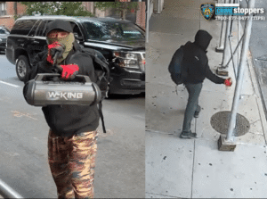 Masked weirdo with a microphone keeps vandalizing Polish consulate in NYC: cops